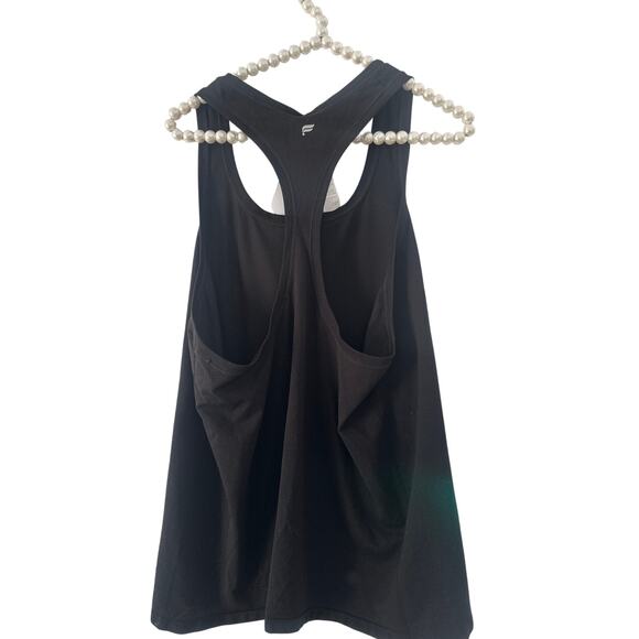 Fabletics black tank top Sz XL gym wear - Picture 5 of 5